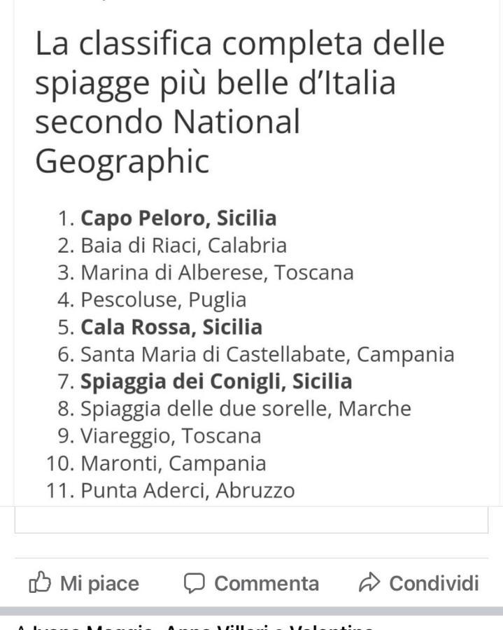 Tra Mare E Lago Torre Faro Bagian luar foto